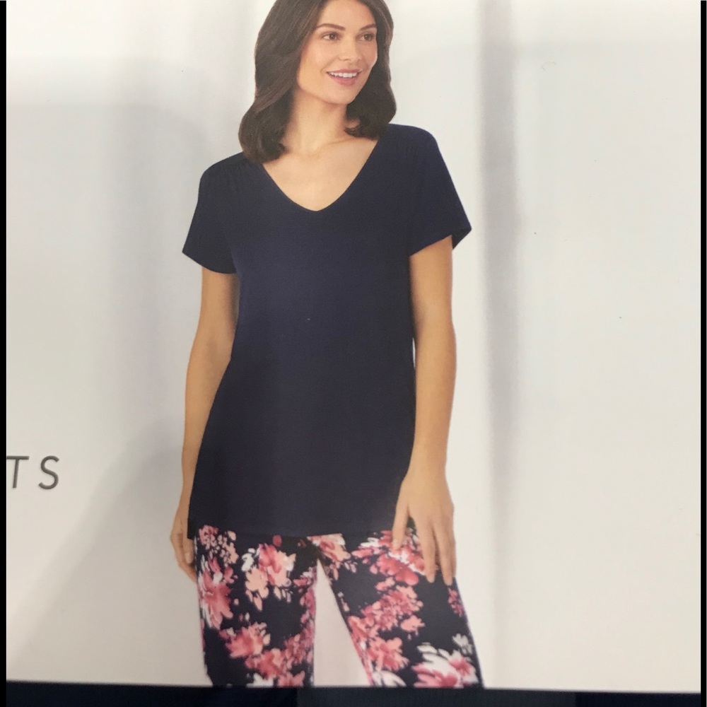 Midnight Carole Hochman 2-Pc Super Soft Pajama - Picture 2 of 5